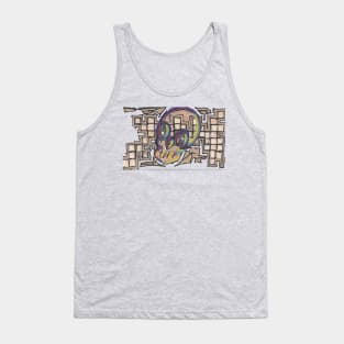 Mardi Gras Skull Tank Top